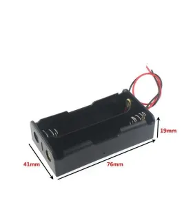 Porta Batería Pila AA Para 2 Pilas 3V