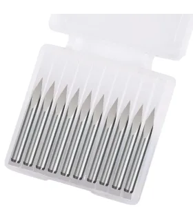 Fresa Lanza V Para Grabado 90 Grados Punta 0.3mm