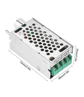 Controlador PWM Velocidad Motor DC Con Suiche