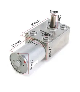 Motor Dc Con Caja Reductora Motorreductor 12v - 1rpm