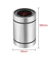Rodamiento Lineal 25mm Lm25uu Cnc - Varilla Lisa 25mm