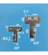 Conector Unión T Perfil Aluminio 2020