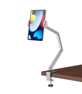 Soporte Ajustable Aluminio Tablet IPad Celular De 4-12,9 Pulgadas