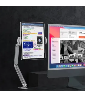 Soporte Ajustable Aluminio Tablet IPad Celular De 4-12,9 Pulgadas