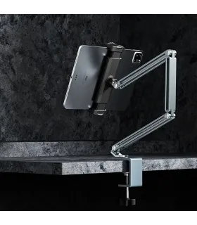 Soporte Ajustable Aluminio Tablet IPad Celular De 4-12,9 Pulgadas