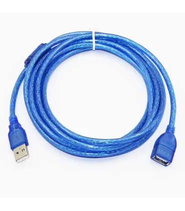 Cable Extensión Usb Azul Cnc - Arduino X 5 Metros