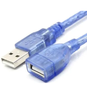 Cable Extensión Usb Azul Cnc - Arduino X 5 Metros