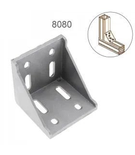 Unión Externa Perfil De Aluminio 8080 - 3876 - 4080