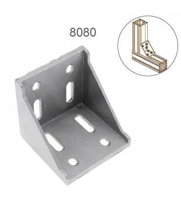 Unión Externa Perfil De Aluminio 8080 - 3876 - 4080