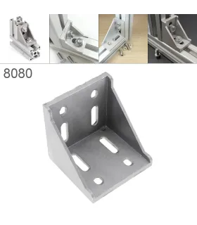 Unión Externa Perfil De Aluminio 8080 - 3876 - 4080