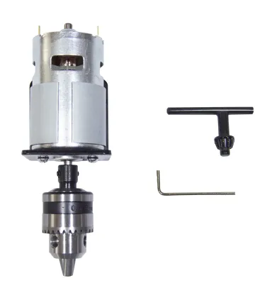 Mini Mandril Portabrocas Con Motor Dc - Collet - Merkatronix