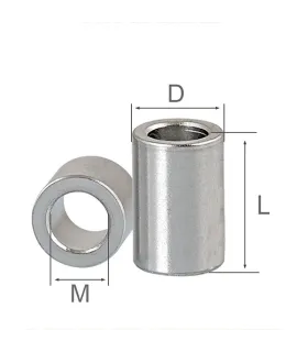 Buje Separador De Aluminio M5 x 8mm