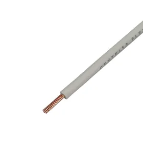 Cable AWG Vehículo Calibre 18 x 1 Metro Blanco
