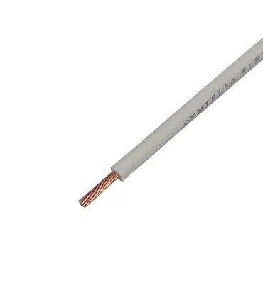 Cable AWG Vehículo Calibre 18 x 1 Metro Blanco