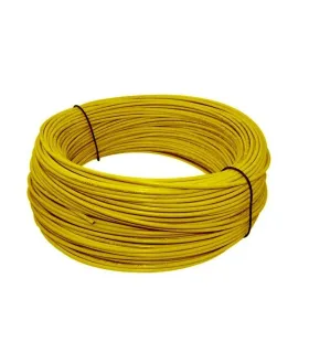 Cable AWG Vehículo Calibre 18 x 1 Metro Amarillo