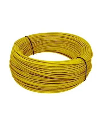 Cable AWG Vehículo Calibre 18 x 1 Metro Amarillo