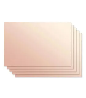 Baquelita PCB Virgen Fibra de Vidrio Doble Capa 7x10cms