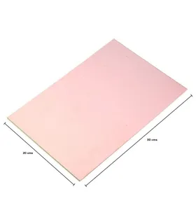 Baquelita PCB Virgen Fibra de Vidrio Doble Capa 20x30cms