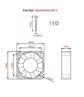 Mini Ventilador Cooler Para Raspberry Pi