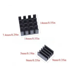 Disipadores Aluminio Para Raspberry Pi