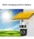 Cámara Solar Wifi Para Exteriores Robótica 3 Lentes