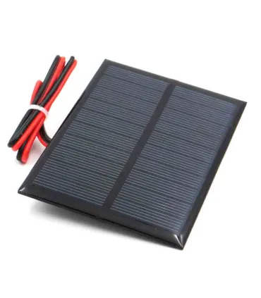 Panel Solar 5v 200mah + Cables