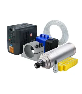 Kit Spindle 3kw + Inversor VFD RS485 + 13 ER20 + Bomba