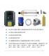 Kit Spindle 3kw + Inversor VFD RS485 + 13 ER20 + Bomba