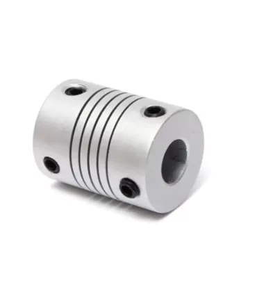 Acople Flexible En Aluminio 10mmx10mm L25mm