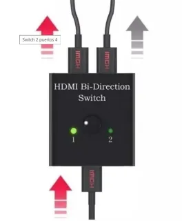 Suiche Conmutador Bidireccional HDMI Adaptador HDMI