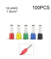 Conector Terminal Eléctrico 18 AWG x 100 unidades