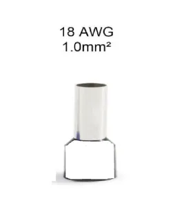 Conector Terminal Eléctrico 18 AWG x 100 unidades