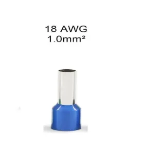 Conector Terminal Eléctrico 18 AWG x 100 unidades
