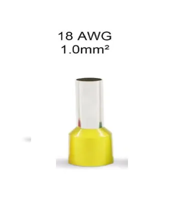 Conector Terminal Eléctrico 18 AWG x 100 unidades