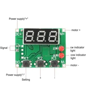 Módulo Multifuncional Controlador Puente H Motor DC