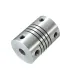 Acople Flexible En Aluminio 5mmx5mm L25mm L19mm