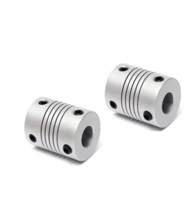 Acople Flexible En Aluminio 5mmx5mm L25mm L19mm