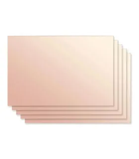 Baquelita PCB Virgen Fibra de Vidrio Una Capa 10x15cms