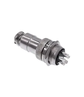 Conector Aviación Socket Plug GX20 - 5 Pines