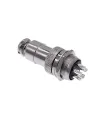 Conector Aviación Socket Plug GX20 - 5 Pines