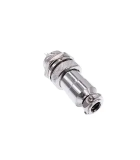 Conector Aviación Socket Plug GX20 - 5 Pines