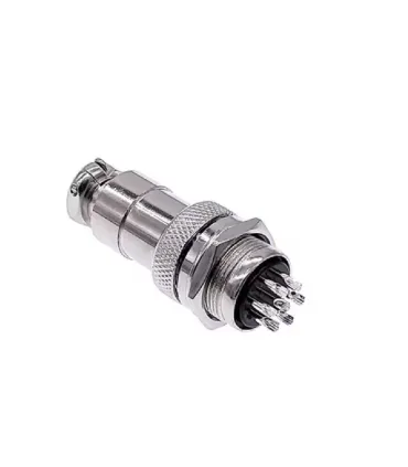 Conector Aviación Socket Plug GX20 - 7 Pines