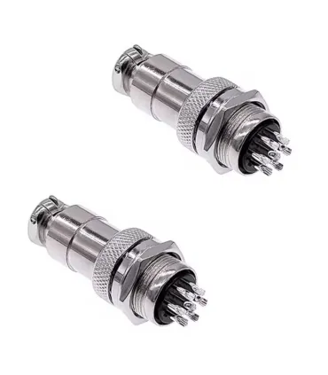 Conector Aviación Socket Plug GX20 - 7 Pines