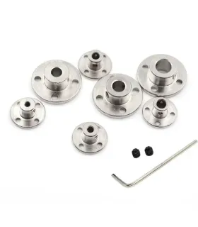 Acople Motor Con Brida D externo 22mm Interno 5mm