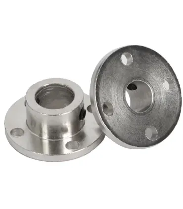 Acople Motor Con Brida D externo 22mm Interno 6.35mm (1/4)