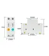 Interruptor Medidor De Energía Wifi 63a - 2 Fases - Ewelink