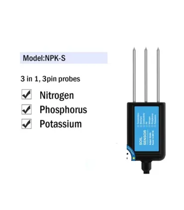 Sensor Suelo NPK 4-20ma 0-5V Modbus RS485 NPK-S