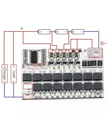 Modulo BMS 3S 100A Para Baterías Litio 3.7V 18650