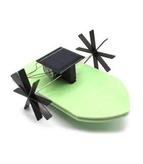 Proyecto Escolar Barco Con Panel Solar Juguete Educativo
