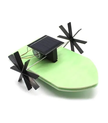 Proyecto Escolar Barco Con Panel Solar Juguete Educativo